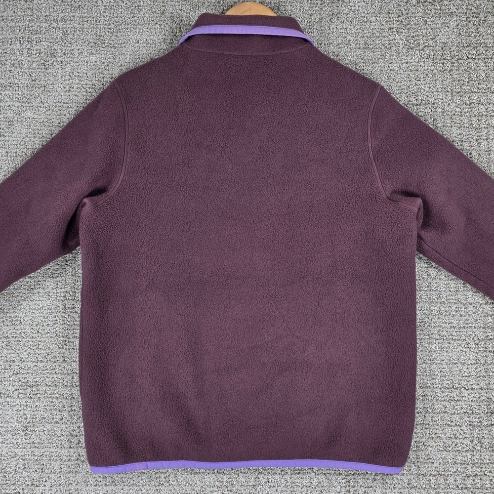 Cotopaxi Teca Fleece Snap Pullover Jacket Womens Medium Burgundy Purple Red Blue - Picture 5 of 7